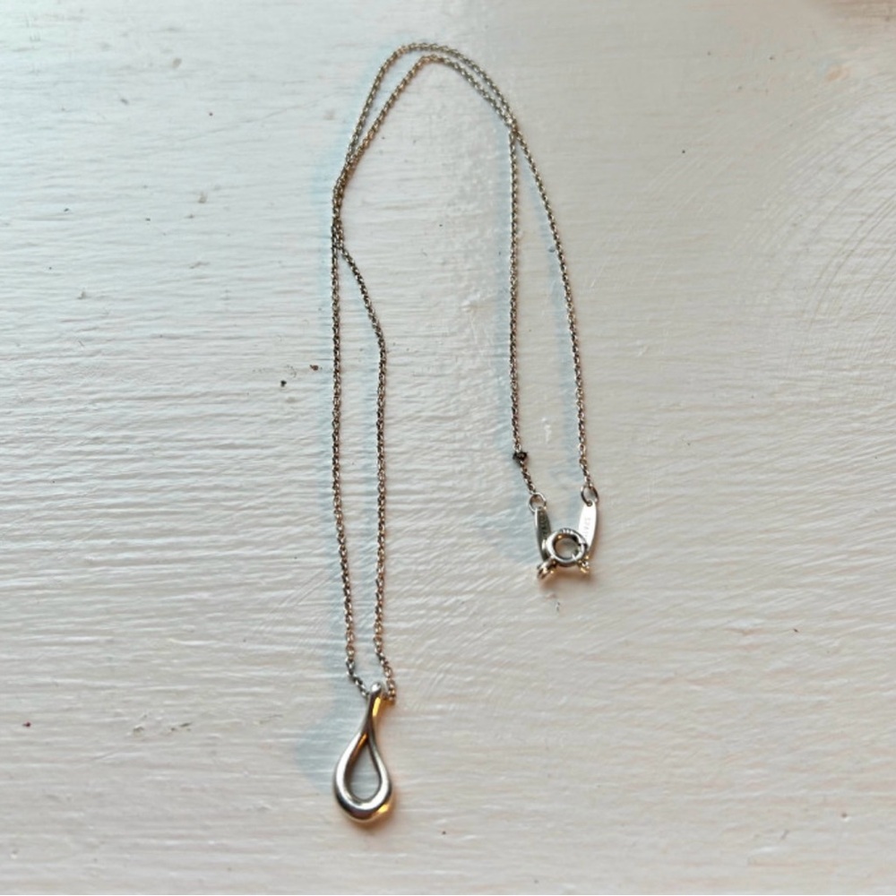 Tiffany’s Elsa Peretti Tear Drop Necklace